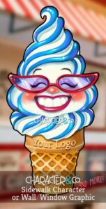 Flavorburst Ice Cream Cone Character